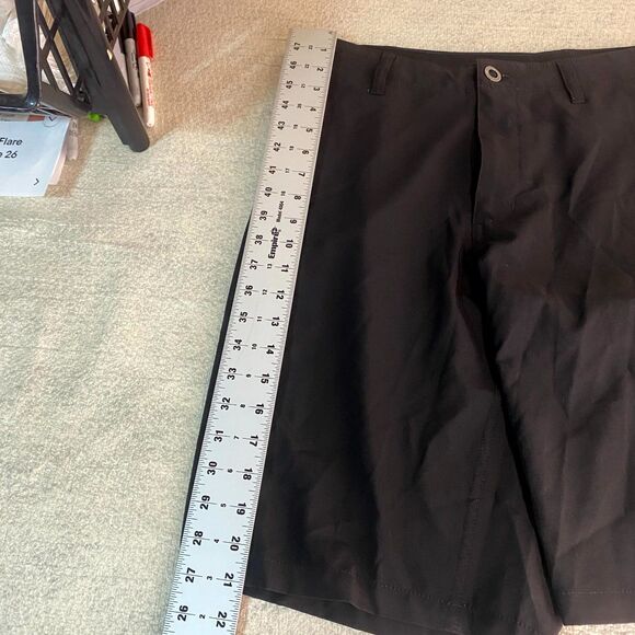 Volcom Surf & Turf 4 Way Stretch Athletic Shorts Black Color Mens Size 32 - Picture 9 of 10